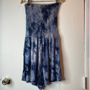 Tie Dye Strapless Jumper
